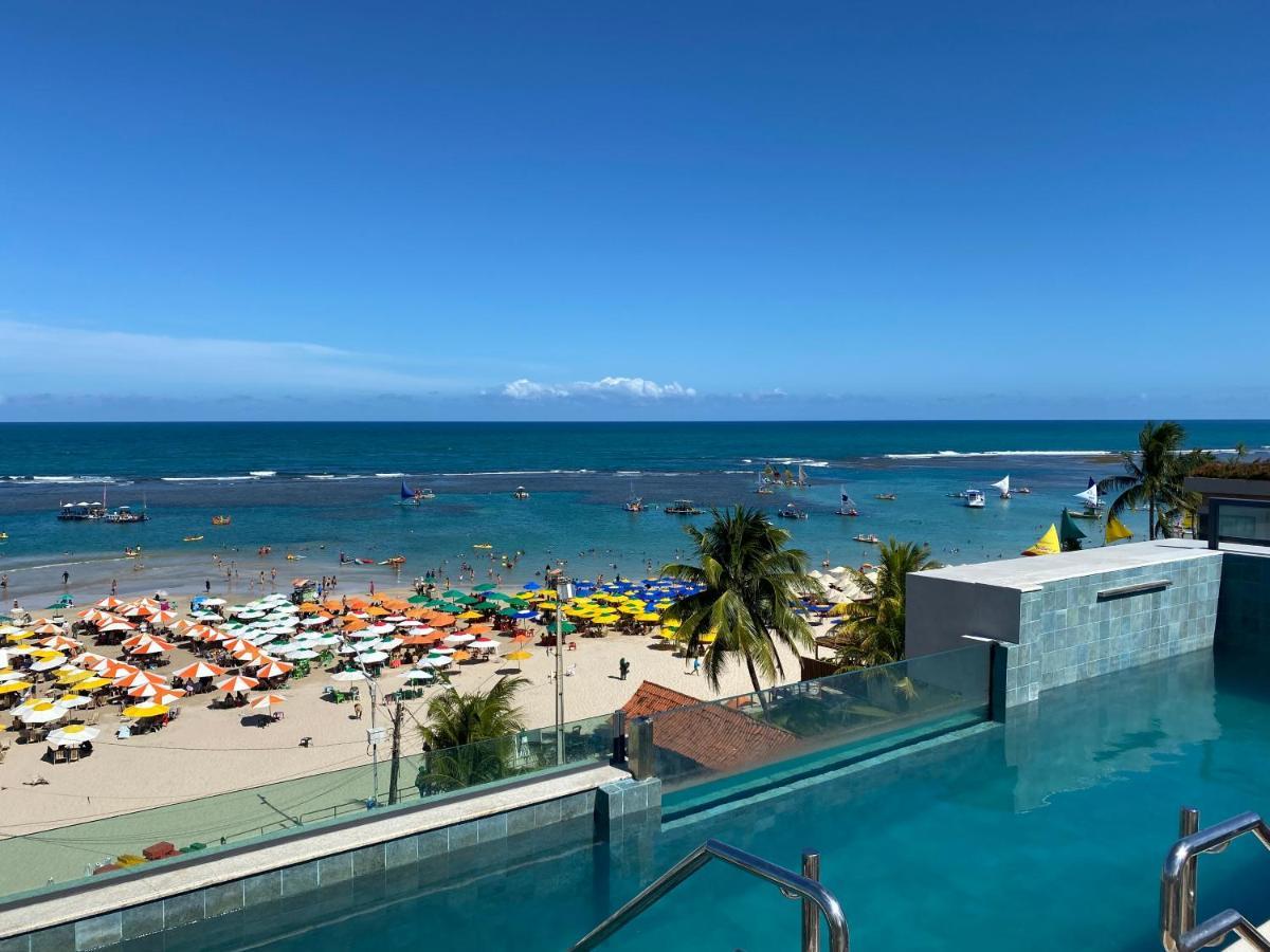 Flat Beira Mar Com Varanda Em Porto De Galinhas Luaran gambar