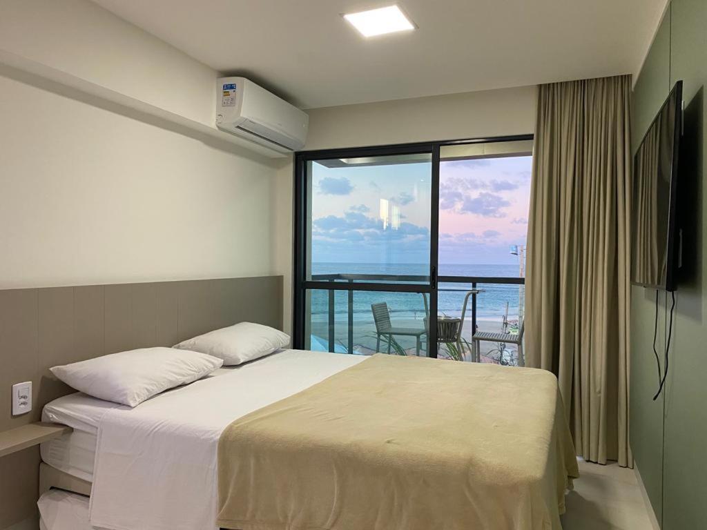 Flat Beira Mar Com Varanda Em Porto De Galinhas Luaran gambar