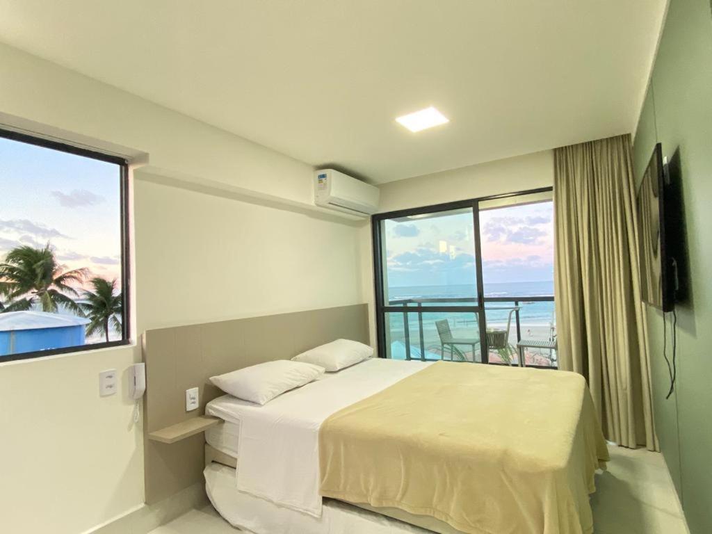 Flat Beira Mar Com Varanda Em Porto De Galinhas Luaran gambar